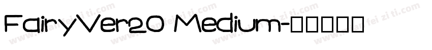 FairyVer20 Medium字体转换